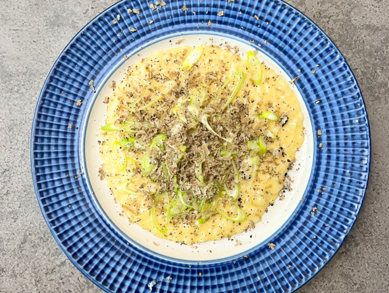 Krämig risotto med selleri och hösttryffel