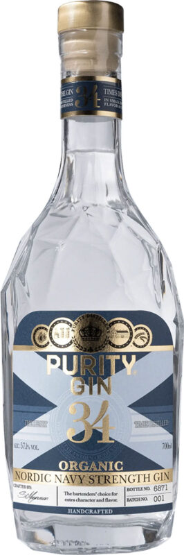 Purity Gin Craft Nordic Navy Strength Organic Gin