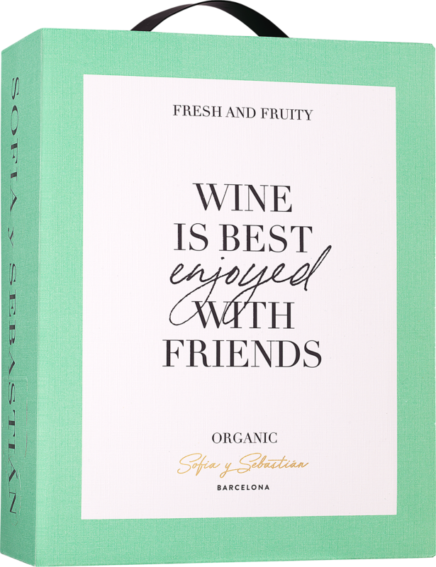Sofia y Sebastian, White Wine is Best Enjoyed with Friends Organic